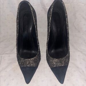 Jean Michel Cazabat. Black Suede Stilleto. Size 8.5